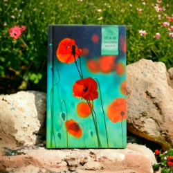 Щоденник недатований "Poppies" 17см*11см