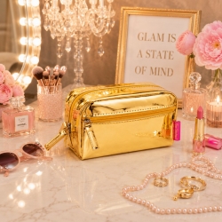 Косметичка-пенал Glamour Gold 