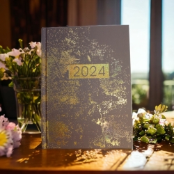 Тижневник А5 "Aurora Borealis Notes" 2024р.,датований.