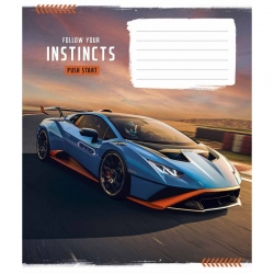 Зошит 12 л # в клітинку Школярик 2958 Instincts