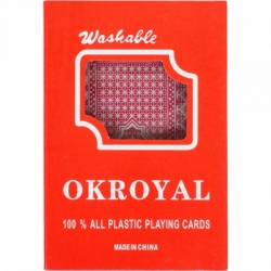Карти гральні пластикові "OKROYAL" 54шт.