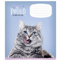 Зошит 12 л # в клітинку Школярик 3002К Be Proud