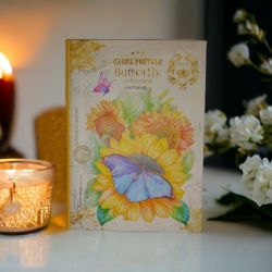 Блокнот А5 80арк.,# клітинка, "Butterfly".
