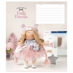 Зошит 12 л # в клітинку Школярик 2933L Pretty Princess *