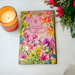 Блокнот А6 80 арк.# клітинка, "Creative notebook pink"