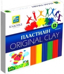 Пластілін "ЛУЧ" 12шт.