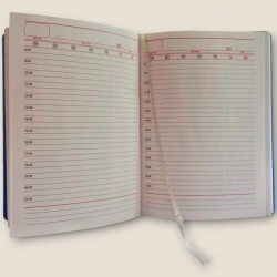 Щоденник "Craprice" 176л. блакитний, недатований  А5 розмір  21см * 14см.