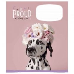 Зошит 12 л # в клітинку Школярик 3002К Be Proud