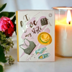 Блокнот А6 80 арк. # клітинка" I love my style".