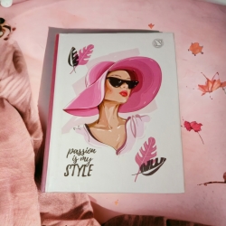 Блокнот А6 80 арк.# клітинка "Passion is my style"