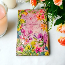 Блокнот А6 80 арк.# клітинка, "Creative notebook pink"