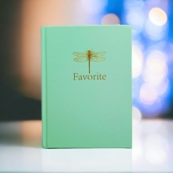Блокнот А5 96арк.,# клітинка, "Favorite" ніжно-мятний колір.