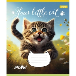 Зошит 12 л # в клітинку 1 Вересня Your little cat