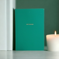 Блокнот А5 80арк.,# клітинка, "Notebook", темно-зелений.