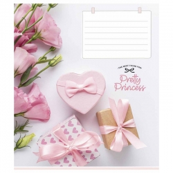 Зошит 12 л # в клітинку Школярик 2933L Pretty Princess *
