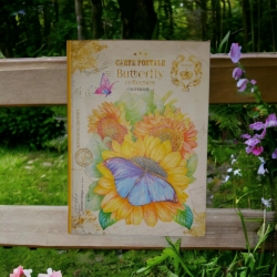 Блокнот А5 80арк.,# клітинка, "Butterfly".