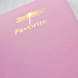 Блокнот А5 96арк.,# клітинка, "Favorite", ніжно-рожевий.