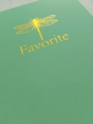Блокнот А5 96арк.,# клітинка, "Favorite" ніжно-мятний колір.