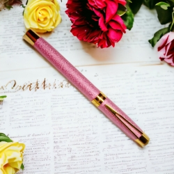Ручка капілярна "ClassyQuill" рожева, пише чорним.