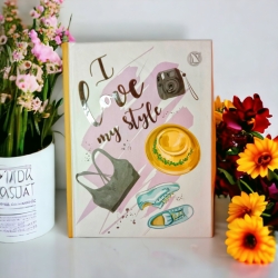 Блокнот А6 80 арк. # клітинка" I love my style".