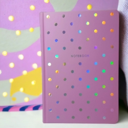 Блокнот А5 80арк.,# клітинка, "Notebook ", бузковий 