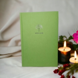 Блокнот А5 80арк.,# клітинка, "Travel book" зелений.