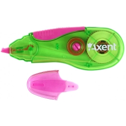 Стрічка коригуюча Axent  5 мм х 5 м, зелено-рожева