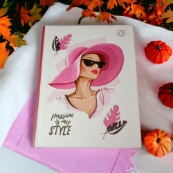 Блокнот А6 80 арк.# клітинка "Passion is my style"