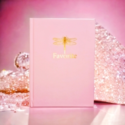 Блокнот А5 96арк.,# клітинка, "Favorite", ніжно-рожевий.