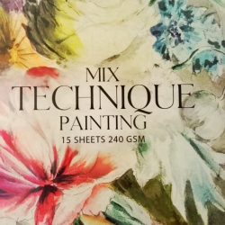 Блок Mix Techniquе 24*18см,15арк,240г/м2 