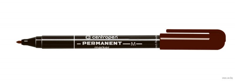 Маркер 2846 Permanent 1мм коричневый бренд: Centropen .