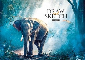 Альбом для малювання "elephant", А4, 30л.