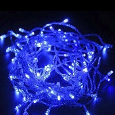Гірлянда електрична 200л LED синя 15м.