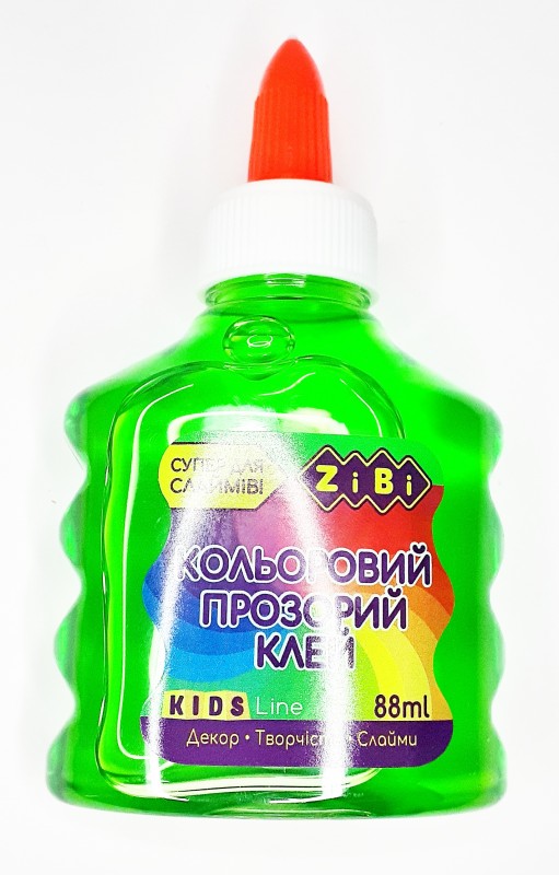 Клей прозорий зелений 100мл