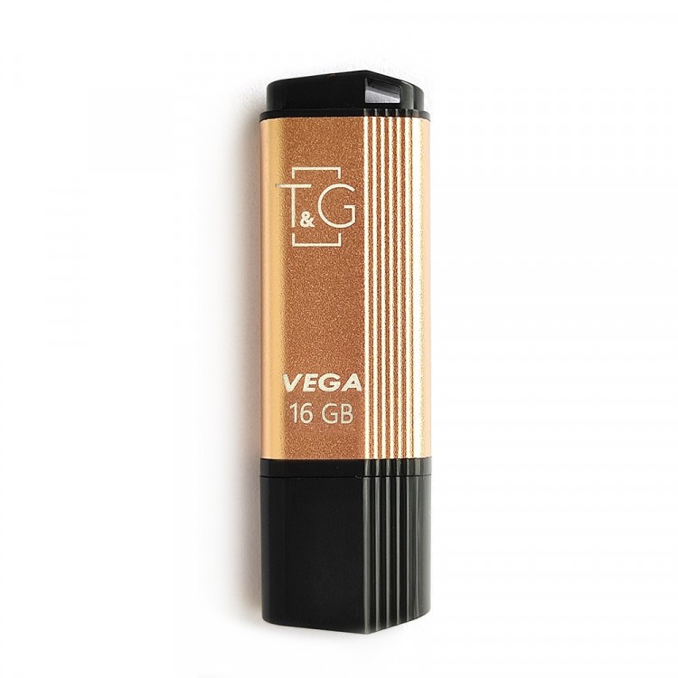 Накопичувач USB 16GB T&G Vega серія 121 Золотий
