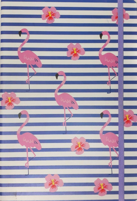 Блокнот на резинке "Flamingo"