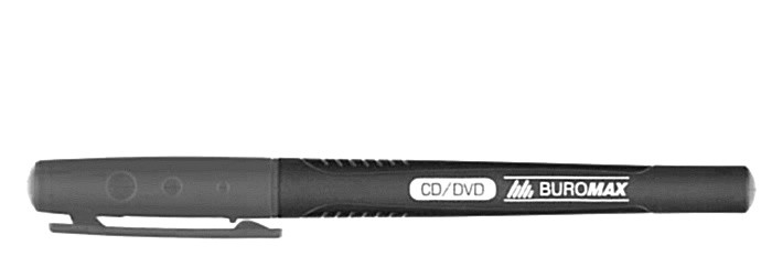 Маркер водостойкий черный, CD/DVD 0,5мм 8702 Buromax .