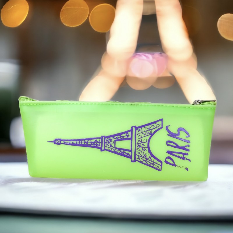 Пенал" Paris" зелений