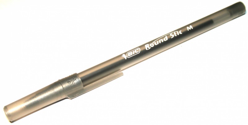 Ручка кулькова "Раунд Стік" чорна 920568 бренд: BIC 1мм.