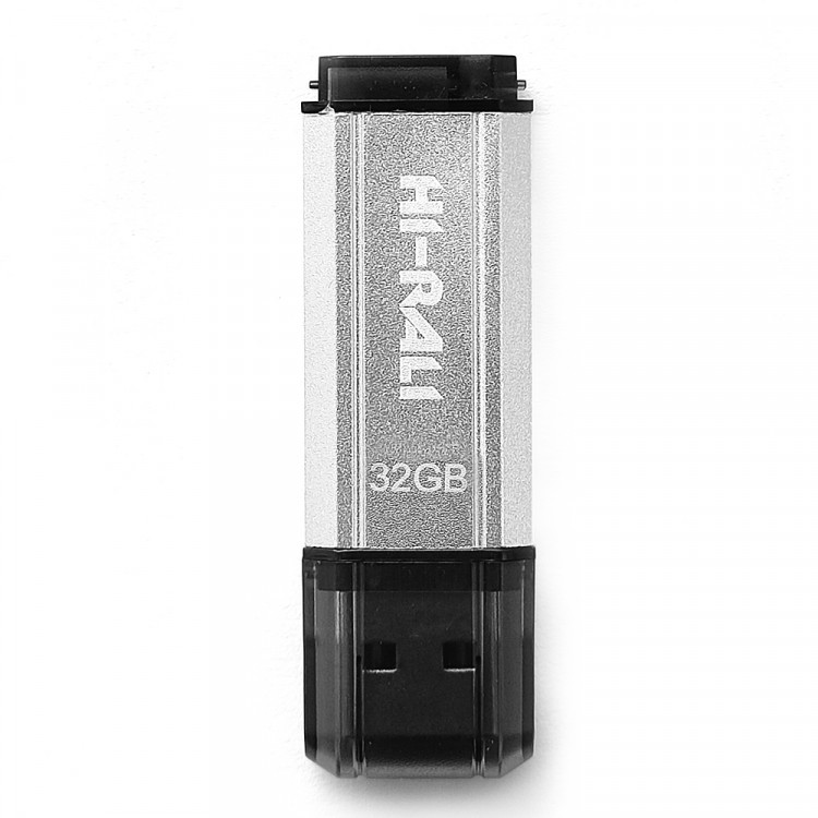 Накопичувач USB 32GB Hi-Rali Stark серія срібло