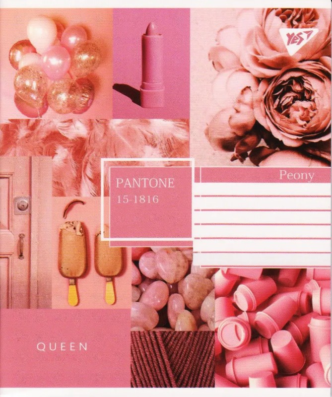 Зошит 60 л. # клітинка "Collage Pantone" 765041 
