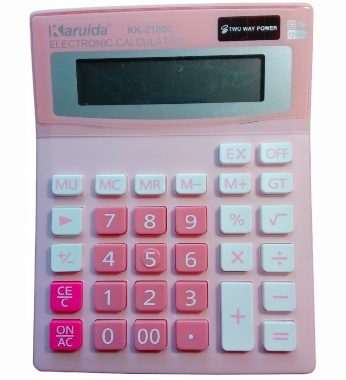 Калькулятор Karuida KK-2100C рожевий