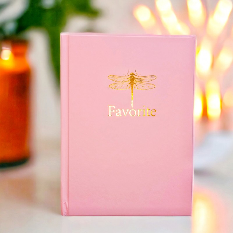 Блокнот А5 96арк.,# клітинка, "Favorite", ніжно-рожевий.