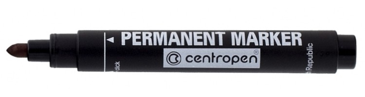 Маркер 8566 Permanent круглый 2,5мм чёрный бренд: Centropen