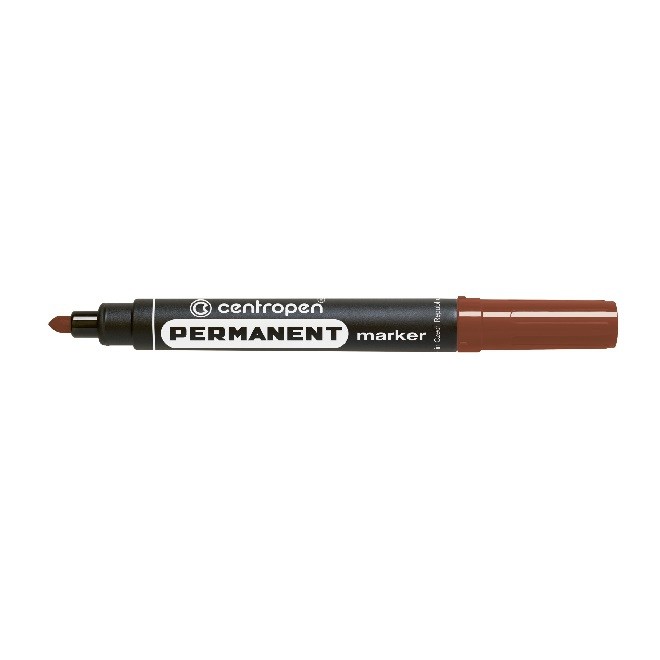 Маркер 8566 Permanent круглый 2,5мм коричневый бренд: Centropen