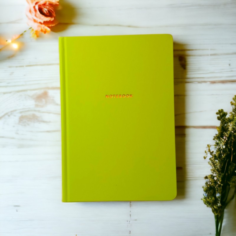 Блокнот А5 80арк.,# клітинка, "Notebook" зелений