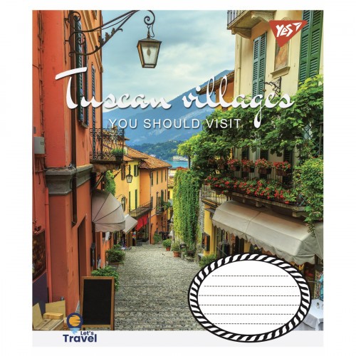 Зошит 96 л # в клітинку  YES TUSCAN VILLAGES 766122 К