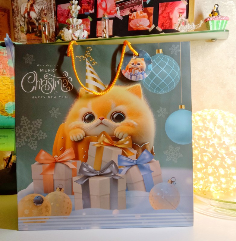 Пакет подарунковий 35*37*12см  cod 25423