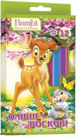 Пастель масл. "Bambi" 12цв.