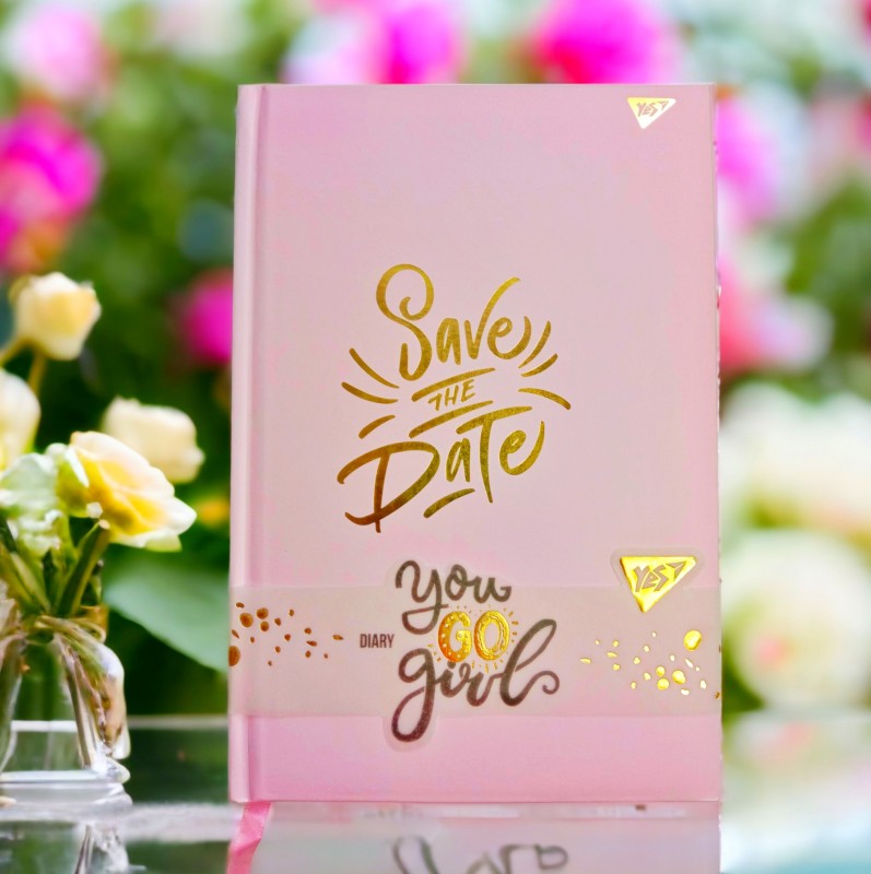 Мотиватор-планінг YES "Save the date" серії "You GO girl", 140 х 210 мм, 152 л.
